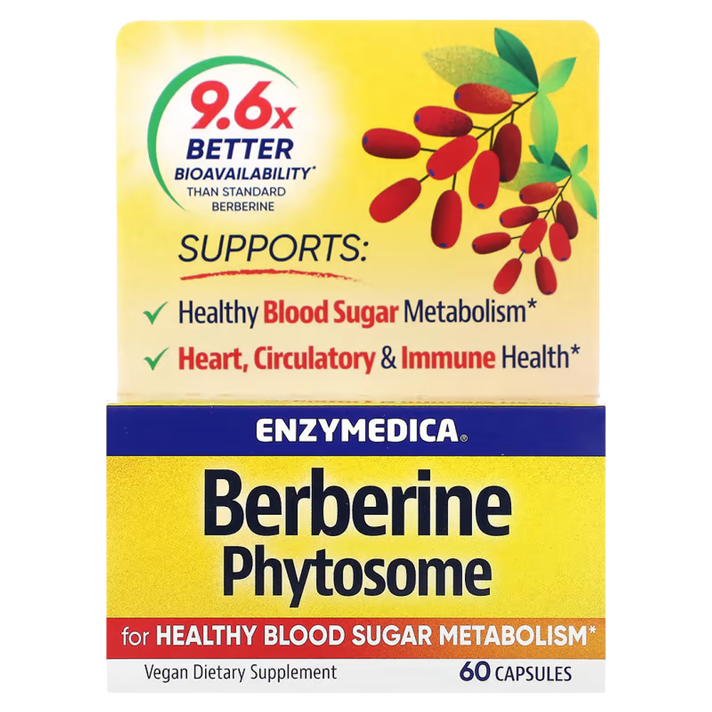 Enzymedica Berberine Phytosome 60 capsules , Берберин