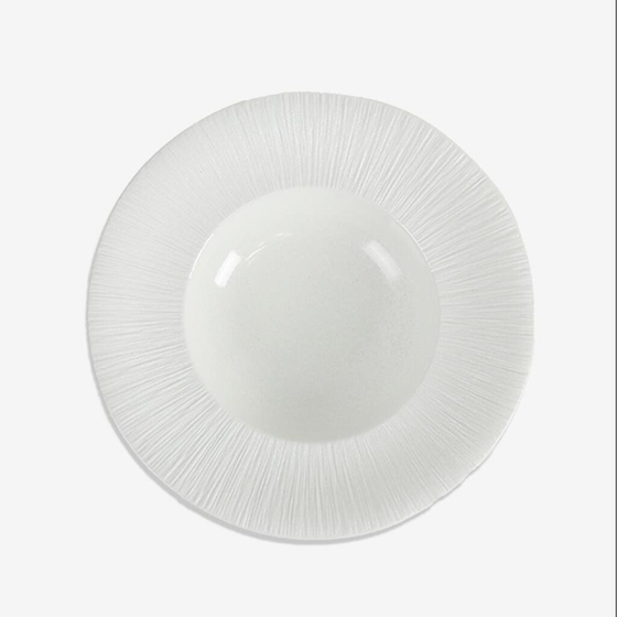 Тарелка глубокая 250 мл d 23 см h5,5 см Rust White Moon P.L. Proff Cuisine [6]