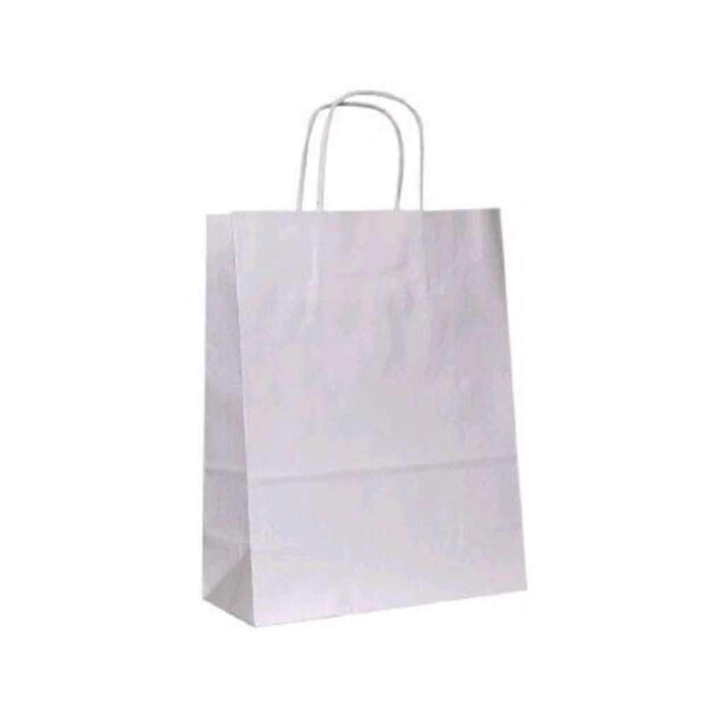 Пакет бумажный 260х320х140 БЕЛЫЙ с цена за 1