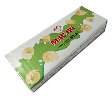 Масло сливочное "Вкус, знакомый с детства" 82,5% 430г. Молочный Мир