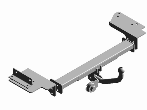 Фаркоп Hyundai Tucson 2004-2010 (кроме двигателя 2,7 л), Kia Sportage 2005-2010 , кроме авто с двумя выхлопными трубами, условно-съемный,(без электрики) Трейлер.7310