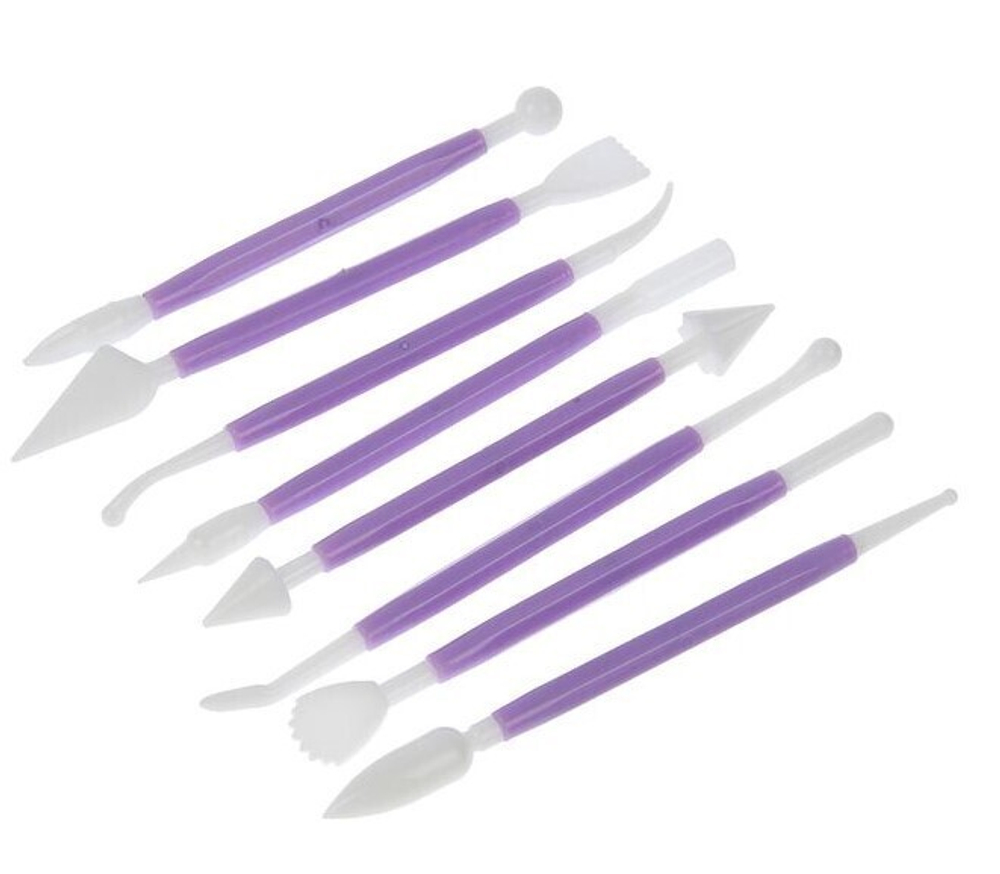 Инструменты для работы с мастикой 8 шт.