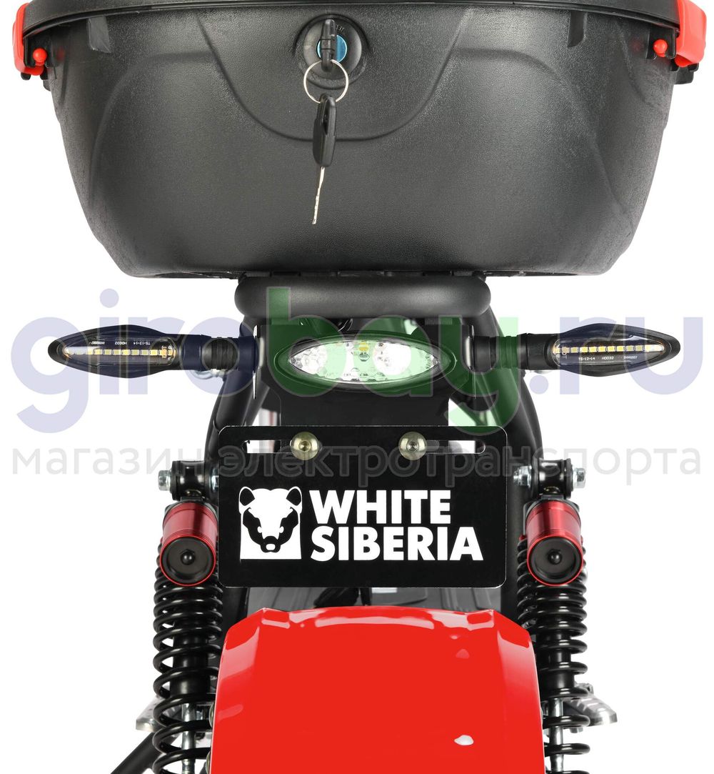 Электроскутер WHITE SIBERIA MINI R 2500w 3.0 (60V/21Ah) - Красный фото №16
