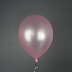 Шар (12''/30 см) Розовый, металлик, 100 шт.