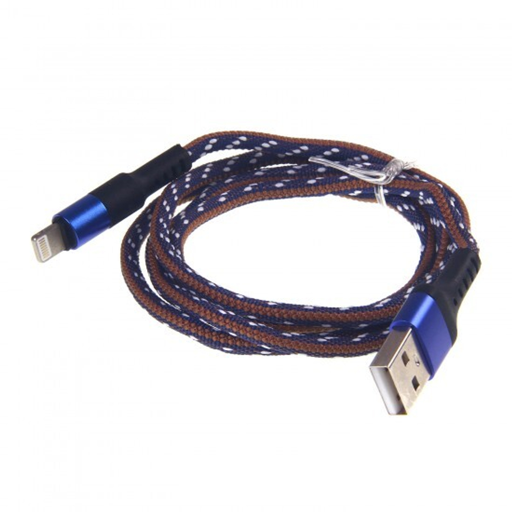 USB - Lightning дата кабель Jkx-005, 1 м, 012936 Зеленый