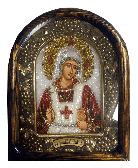 Дивеевская икона святая преподобная Аполлинария