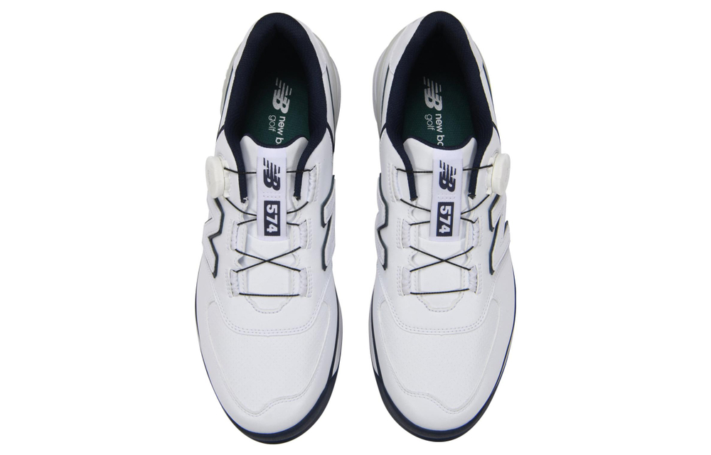 New Balance 574 Golf Shoes "White Black Grey"
