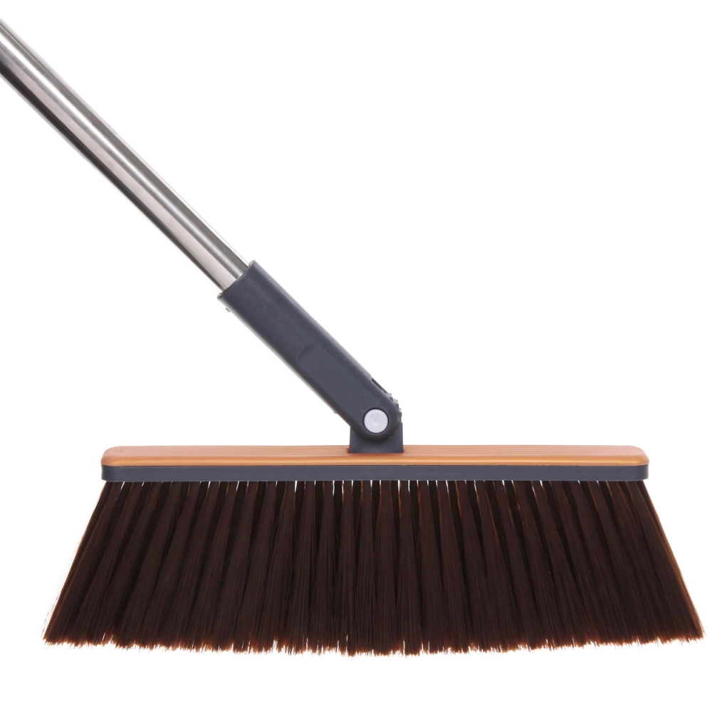 Набор для уборки, щетка для пола с совком «Disco» серый 1103