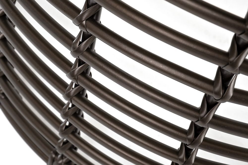 "Парма" журнальный столик из искусственного ротанга, цвет бронзовый