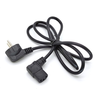 Сетевой шнур ORBITA OT-ELS08 угловой 1.5M Black