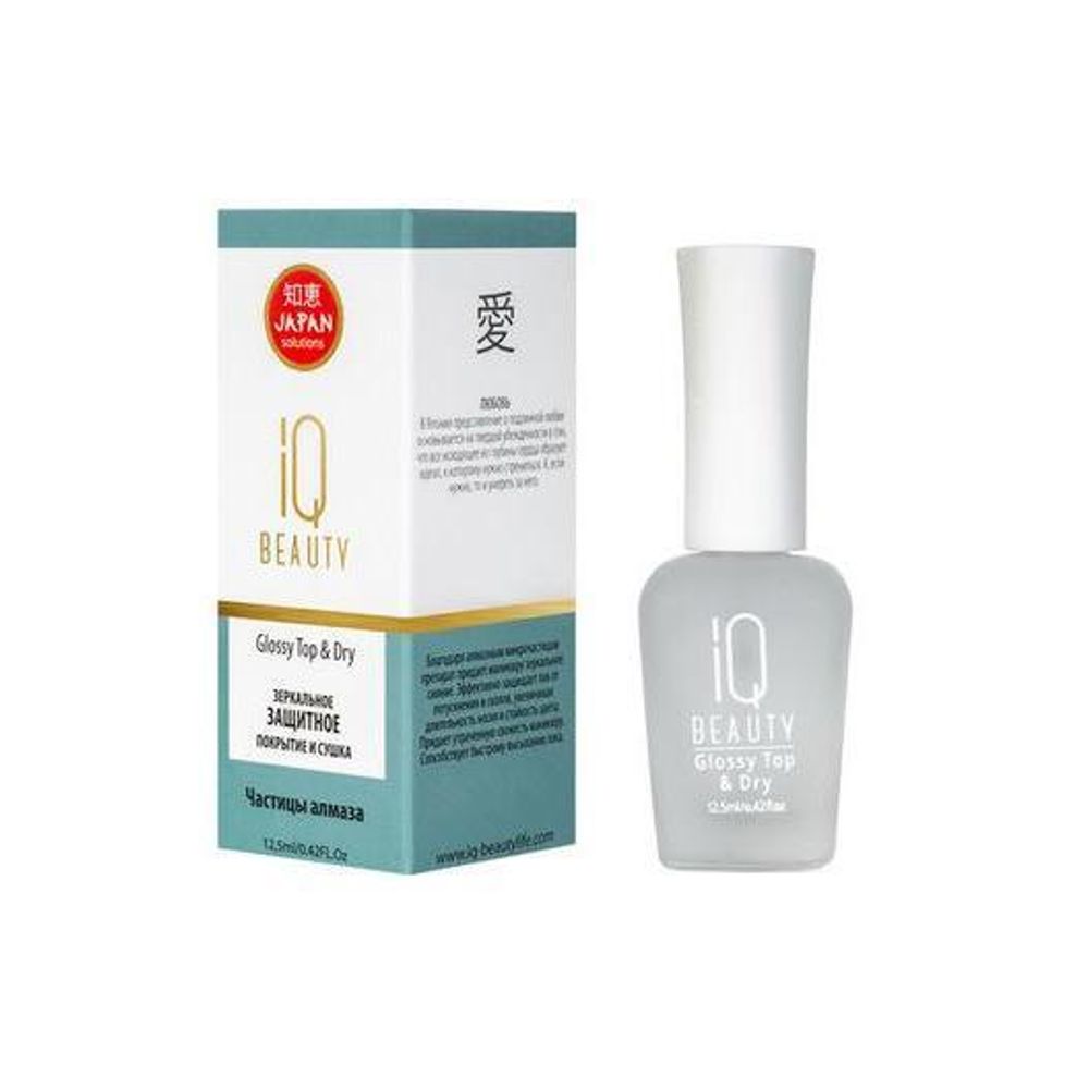 IQ Beauty Зеркальное защитное покрытие и сушка, 12,5мл