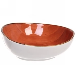 Салатник керамический «Corsica orange» 23*21,5*8см