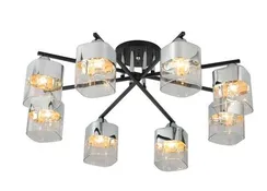 07275/8 BLACK+CHROME (1) Люстра (RL)