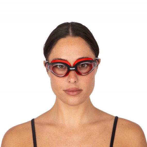 Очки для плавания Seac Ritmo черный/красный