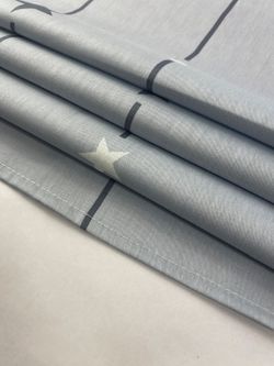 Постельное белье "Созвездия/Созвездия (компаньон)" семейное наволочки 50х70 2шт Простынь на резинке 160х200 см Пододеяльник 145х215 см(2шт) Сказка сатин