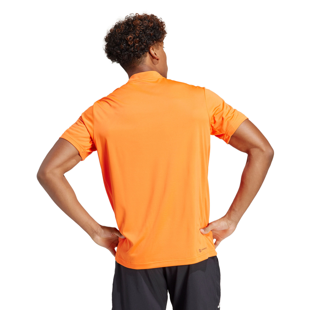 Мужское теннисное поло adidas Club Henley Polo Men - Orange