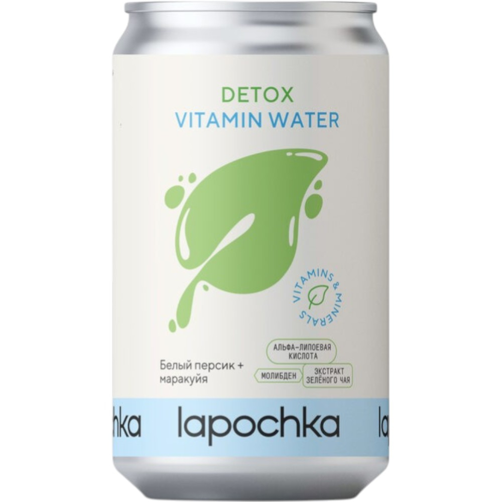 Напиток Lapochka Vitamin Water "Detox" 0,33 л. in can
