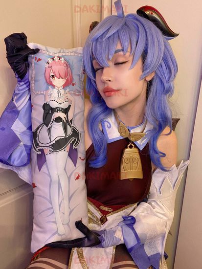 Мини дакимакура Рам и Рем из Re:Zero. Жизнь с нуля в альтернативном мире арт. M0896, 60х20 см