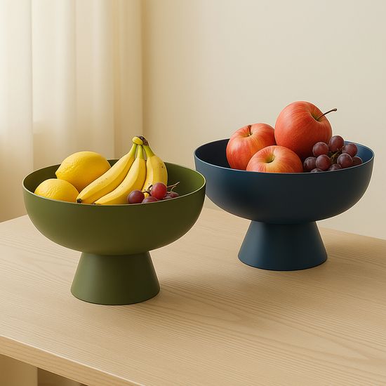 Блюдо на ножке vivlend, D21 см, морские водоросли