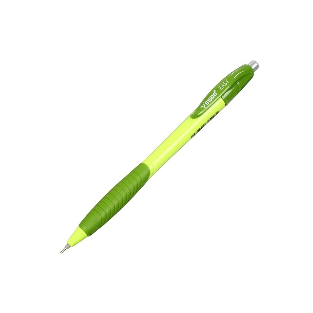 Ручка VINSON EASY шариковая, автомат, игольчатая, масляная основа, 0.7мм, синяя