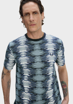 Футболка FRED PERRY Soundwave Glitch T-Shirt