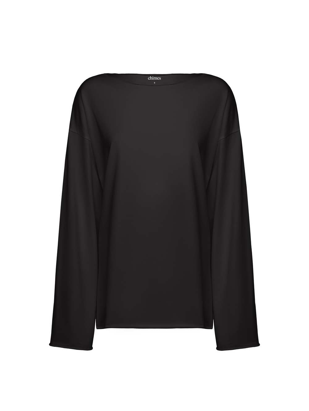 black oversized long sleeve