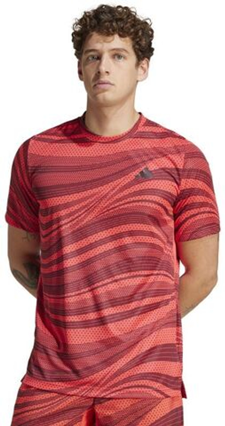 Мужская теннисная футболка Adidas Club Graphic - разноцветный