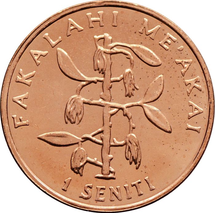 1 сенити 2005 Тонга