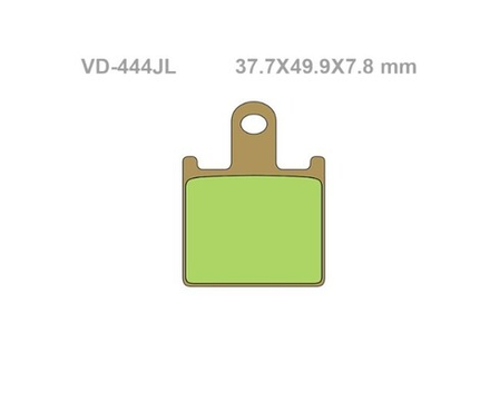 Колодки тормозные Vesrah VD-444JL (MCB789 FDB2220)