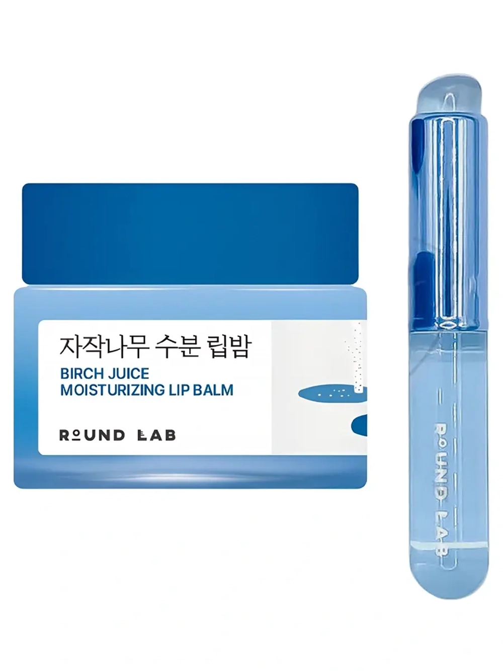 Round Lab Бальзам для губ с березовым соком + кисть для нанесения Birch Juice Moisturizing Lip Balm 20 гр
