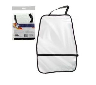 Накидка защитная спинки переднего сидения 60*40см  Nova Bright 47768 (1шт) на резинке, прозрачная