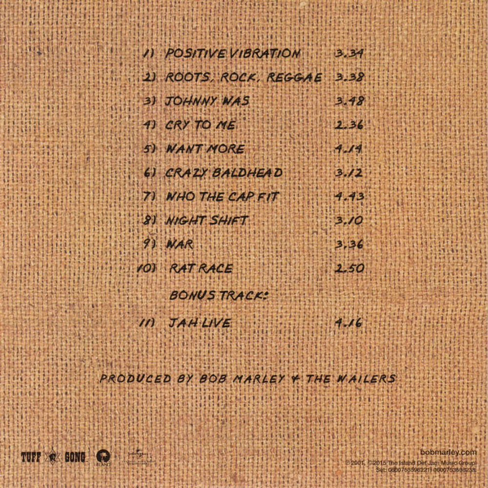 Bob Marley & The Wailers / 5 Classic Albums (5CD)