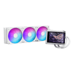 Водяное охлаждение CPU Asus ROG RYUO IV 360 ARGB WHT, 3x120mm, AMOLED-display, White