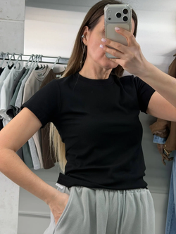 Футболка женская арт. 821 цвет "черный"