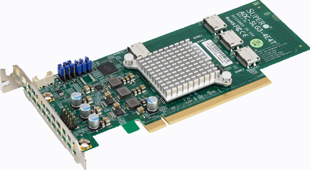 Адаптер  Supermicro AOC-SLG3-4E4T-O