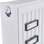 Радиатор панельный профильный ROMMER Compact тип 22 - 300x1200 мм (подкл.боковое, белый)