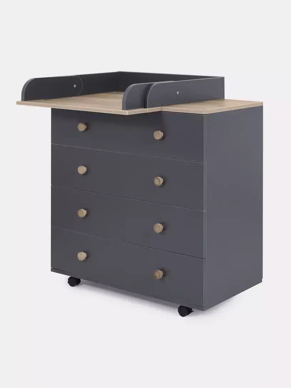 Комод RANT "ELSA PRO" с органайзером 80 см. 4 ящика (арт.125) Moon Grey
