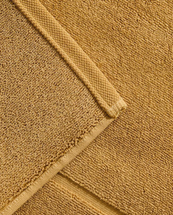 ZARA HOME ХЛОПКОВЫЙ НЕСКОЛЬЗЯЩИЙ КОВРИК ДЛЯ ВАННОЙ, ГОРЧИЧНО-ЖЕЛТЫЙ