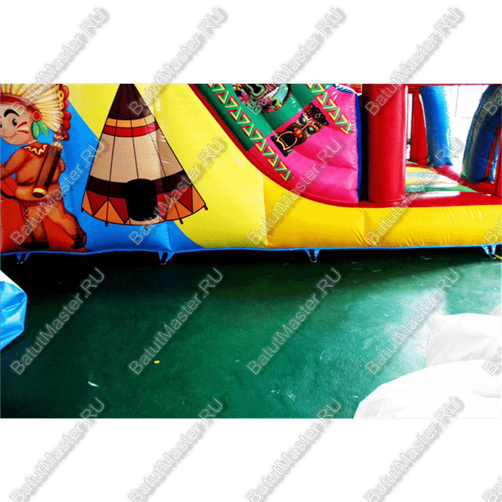 Надувная горка "Индиана" 7*5*6 м