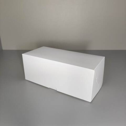 Коробка для капкейков на 3 капкейка белая 25х12х10 см
