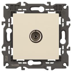 Розетка ЭРА Elegance 14-3101-02 TV одиночная IP20 слоновая кость