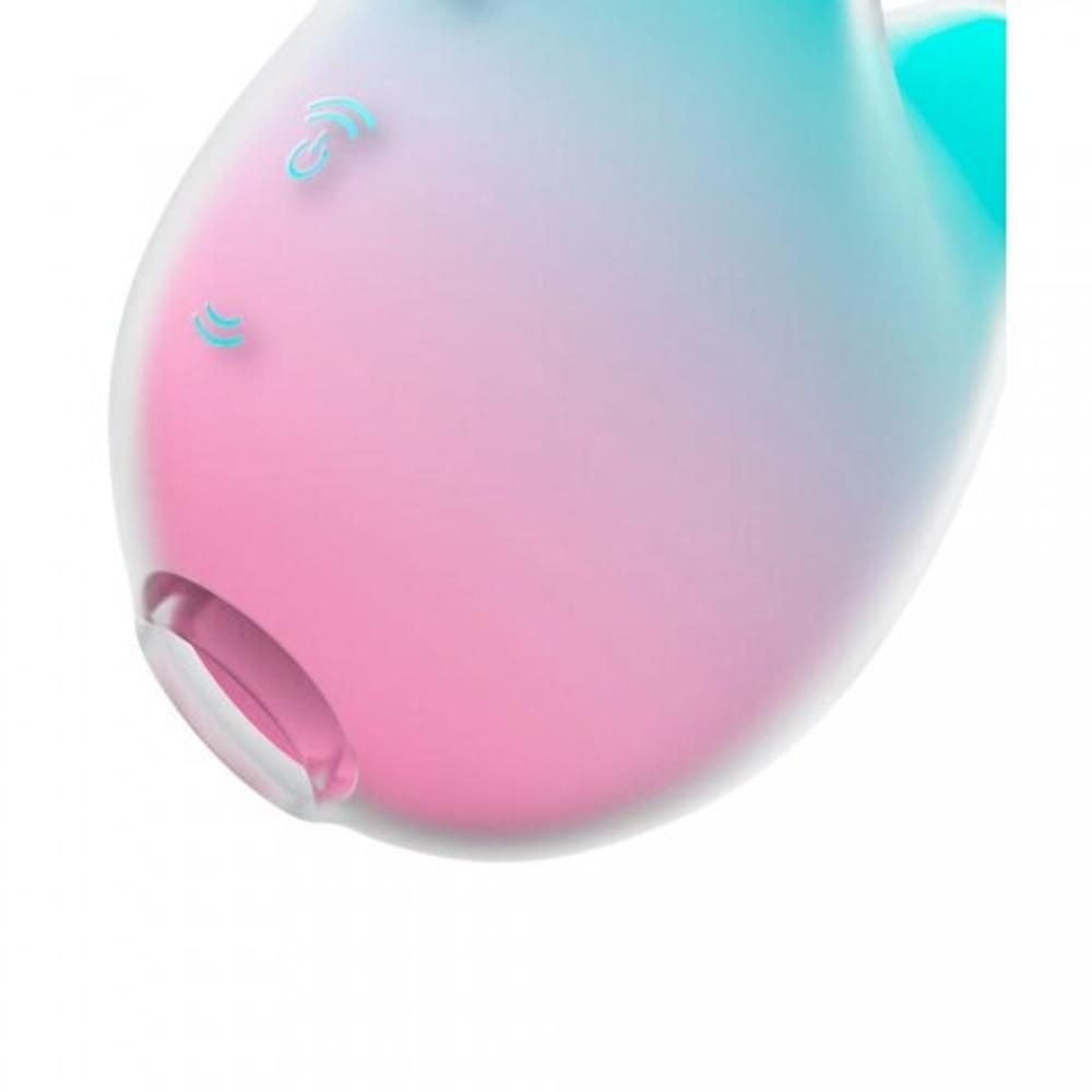 Клиторальный стимулятор с вибрацией Satisfyer Mermaid Vibes розово-зеленый