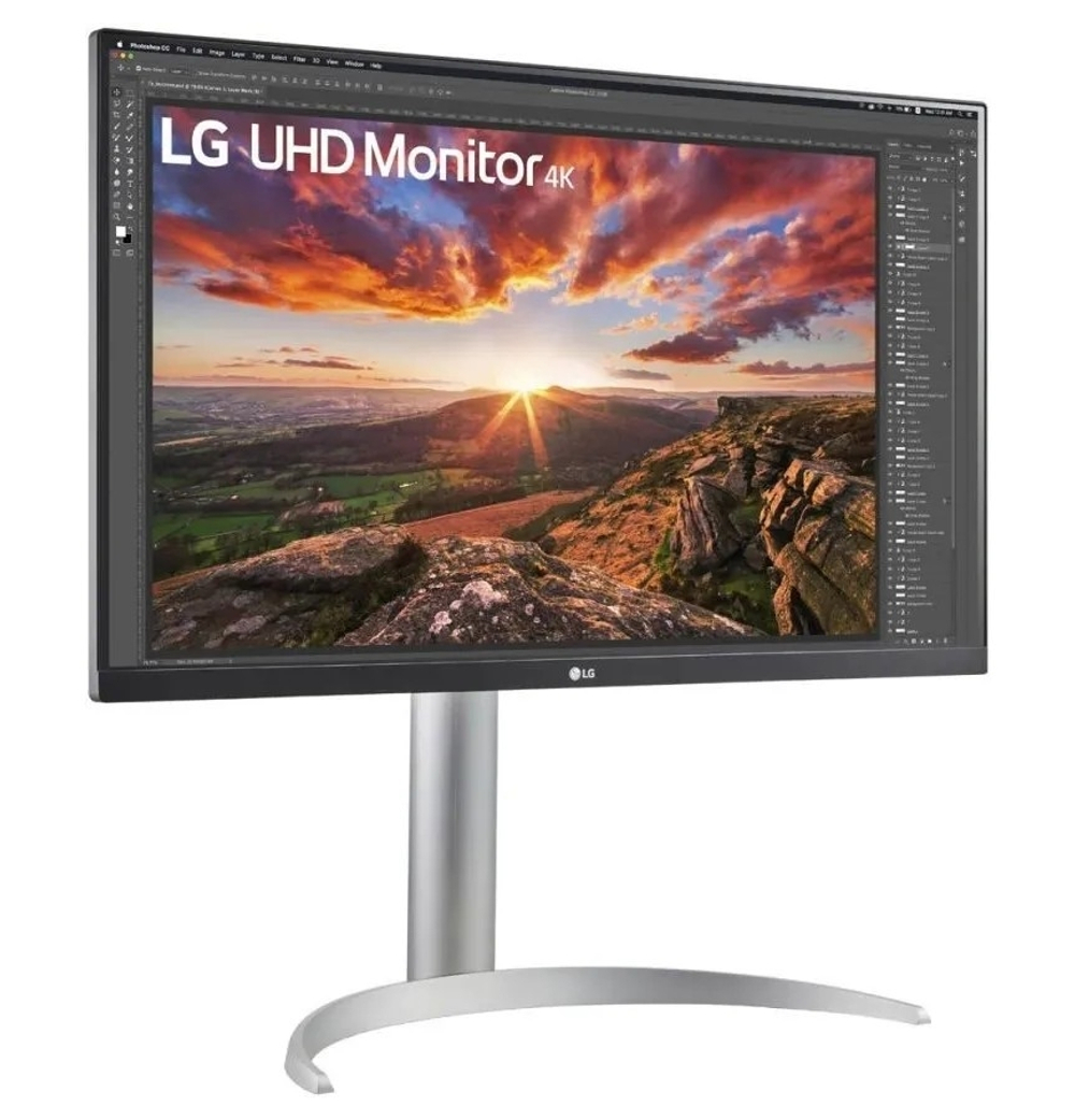 LCD LG 27" 27UP850N-W {IPS 3840x2160 60Hz 5ms 178/178 400cd 1200:1 10bit(8bit+FRC) HDR10 DisplayHDR400 2xHDMI2.0 DisplayPort1.4 FreeSync 2xUSB3.0 USB-C3.0(96W) AudioOut 2x5W Pivot VESA}