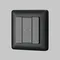 Кнопочная настенная панель 2-ух клавишная DALI Lighting control 721043