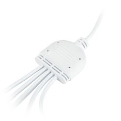Разветвитель сетевой для линейных светильников ЭРА 5х IEC C7 2pin+timer на 5 точек с таймером 9, 12, 15H 2м | Аксессуары для фито светильников