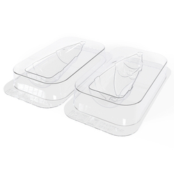 Набор термоформованных форм для шоколада и конфет 2шт Silikomart Frosty