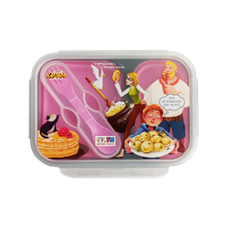 Ланч-бокс складной «Детективное агентство ХРУМ» (двухсекционный)