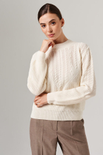 23094 Джемпер женский (молочный)