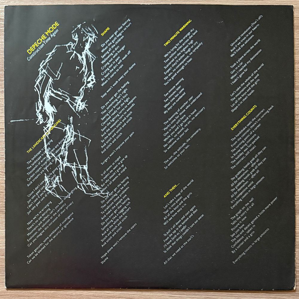 Depeche Mode - Construction Time Again (Скандинавия 1983г.)