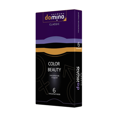 ПРЕЗЕРВАТИВЫ DOMINO COLOR BEAUTY 6 штук